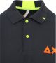 Sun68 Donkergrijze Polo Shirt met Fluorescerend Logo Gray Heren - Thumbnail 2