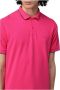 Sun68 Heren Small Stripe Polo Shirt Pink Heren - Thumbnail 4
