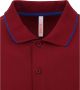 Sun68 Poloshirt Small Stripe Bordeaux Rood Heren - Thumbnail 3