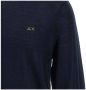 Sun68 Gebreide kleding met ronde hals en dubbele randstrepen Blue Heren - Thumbnail 4