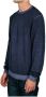 Sun68 Ronde Hals Gebreide Kleding intage Microtrama Blue Heren - Thumbnail 2