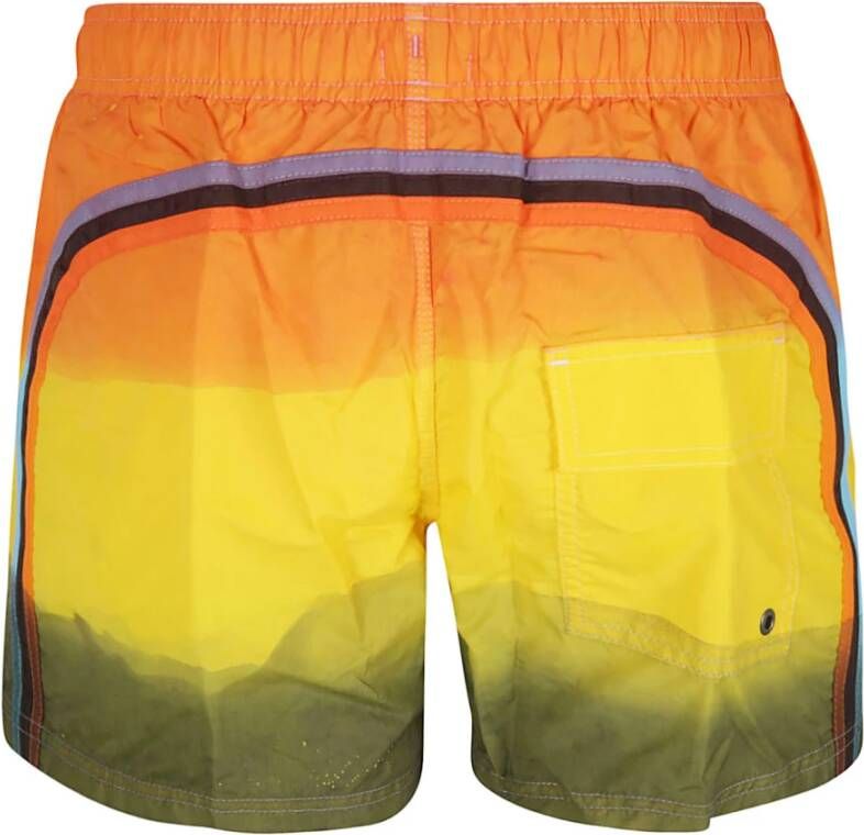 Sundek Tie-Dye Zwembroek Geel Heren