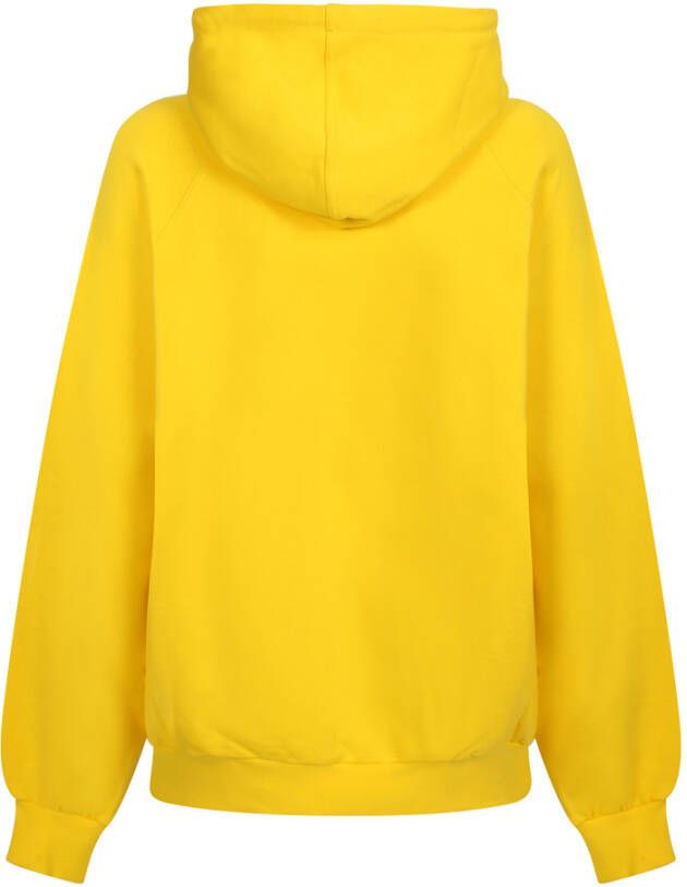 Sunnei Basic hoodie door Geel Dames