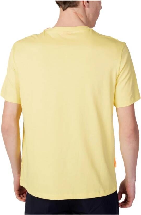 Sunspel Suns Men's T-shirt Geel Heren