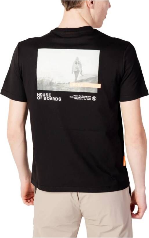 Sunspel Suns Men's T-shirt Zwart Heren