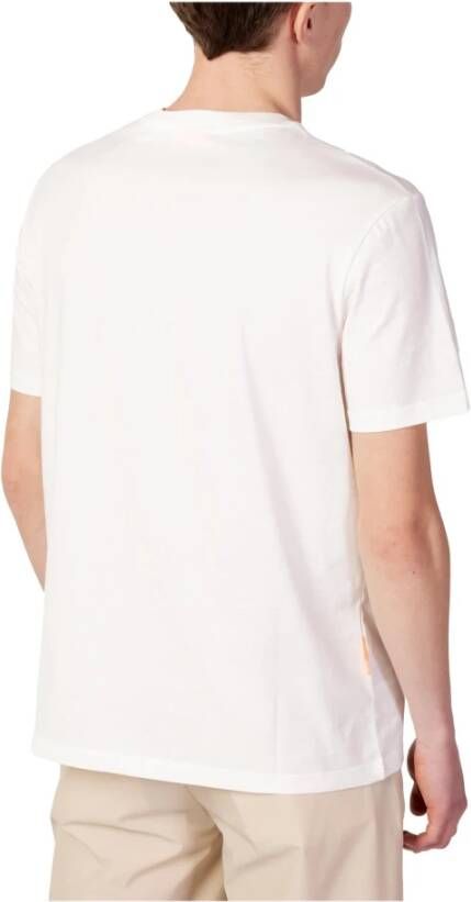 Sunspel Witte Heren T-shirt Wit Heren