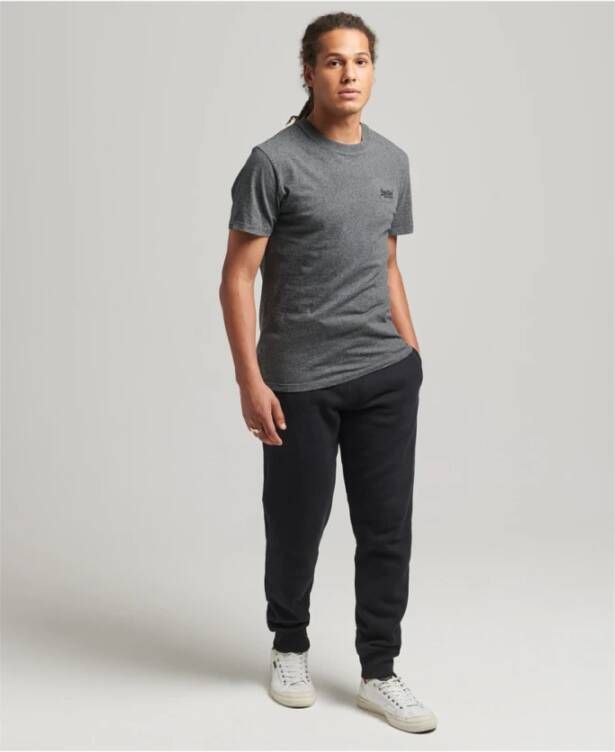 Superdry Geborduurd joggingpak Vintage Logo Zwart Heren