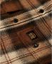 Superdry Rustieke Amerikaanse Wollen Overhemd Brown Heren - Thumbnail 2