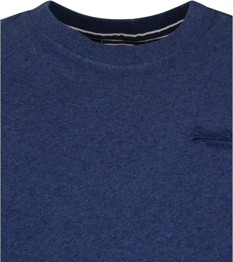 Superdry T-Shirts Blauw Heren