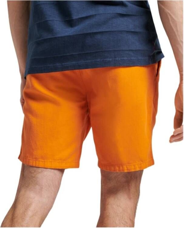 Superdry Korte broek Vintage Overdyed Oranje Heren
