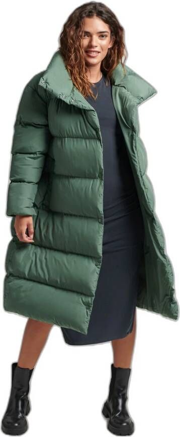 Superdry Lange damesjas Groen Dames