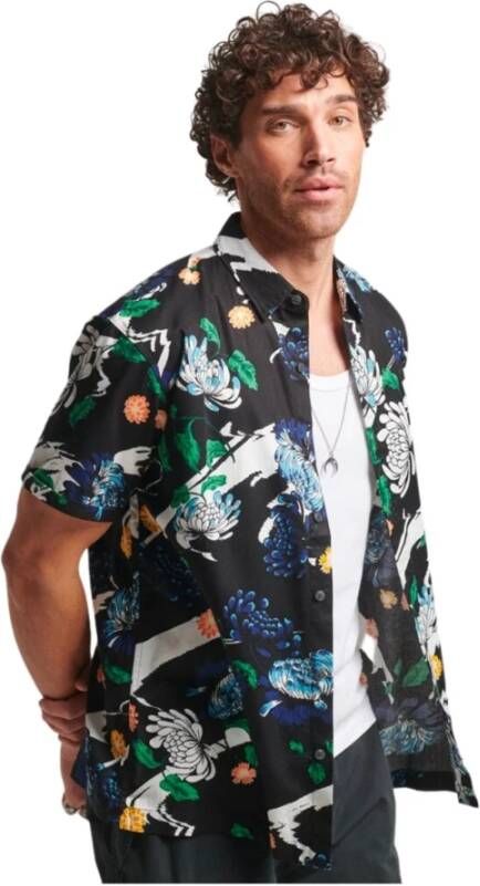 Superdry Retro Hawaïaanse korte mouwen shirt Meerkleurig Heren