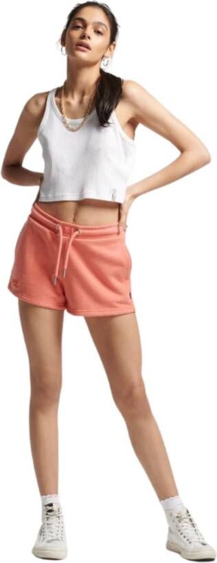 Superdry Short Shorts Oranje Dames