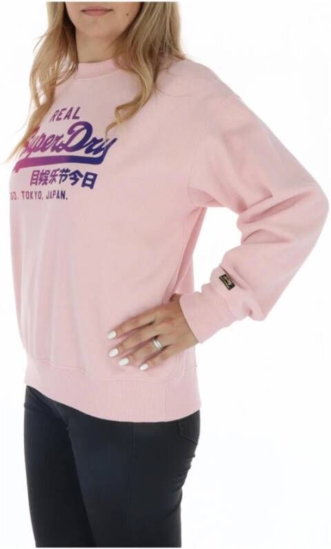 Superdry Sweatshirts Roze Dames
