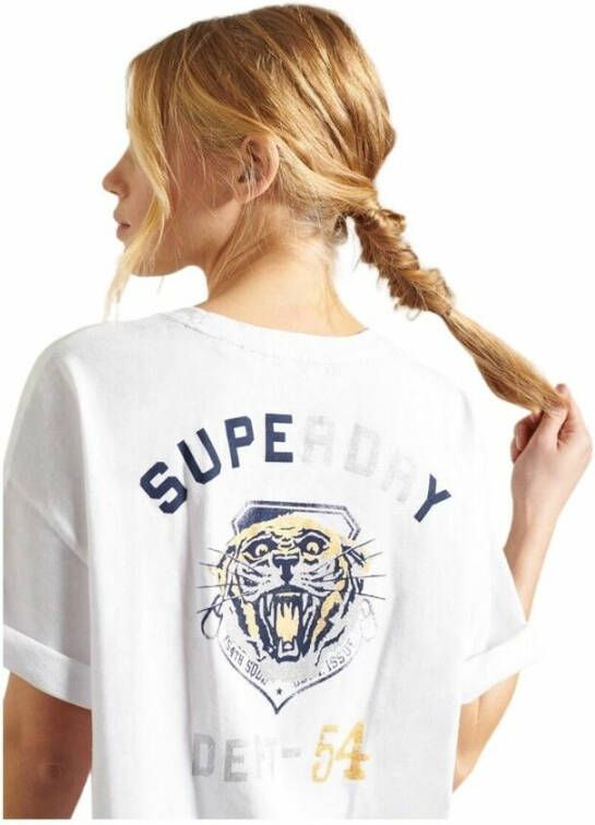 Superdry t-shirt Wit Dames