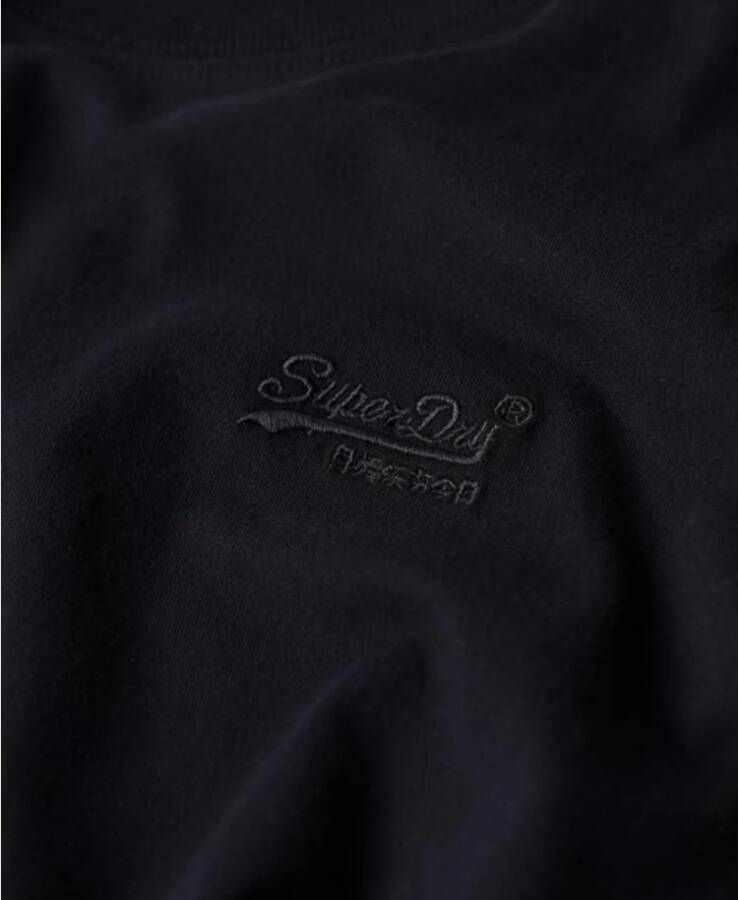 Superdry Zwarte T-shirts en Polos Zwart Heren