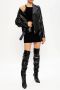 Alexander wang Jurk met logo jacquard afwerking Black Dames - Thumbnail 5