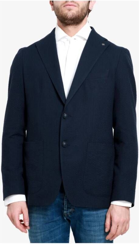 Tagliatore Blazerjas Blauw Heren