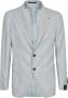Tagliatore Blazers Blauw Heren - Thumbnail 2