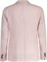 Tagliatore Elegant Reversibele Linnen Blazer Pink Heren - Thumbnail 2