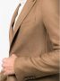 Tagliatore Bruine Aw23 Heren Blazers Brown Heren - Thumbnail 2