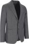 Tagliatore Grijze Herringbone Blazer Grijs Heren - Thumbnail 2