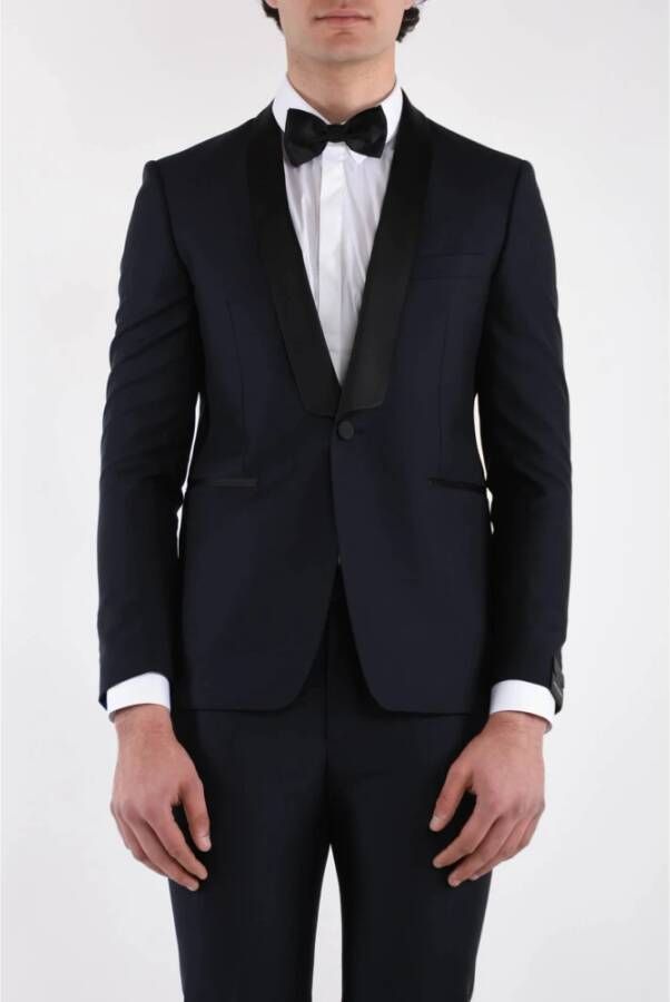 Tagliatore Single Breasted Suits Blauw Heren