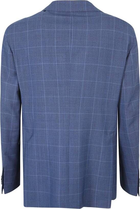 Tagliatore Single Breasted Suits Blauw Heren