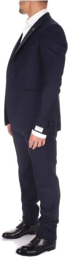 Tagliatore Single Breasted Suits Blauw Heren