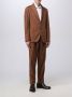 Tagliatore Stijlvolle Single Breasted Pak Jas Brown Heren - Thumbnail 2