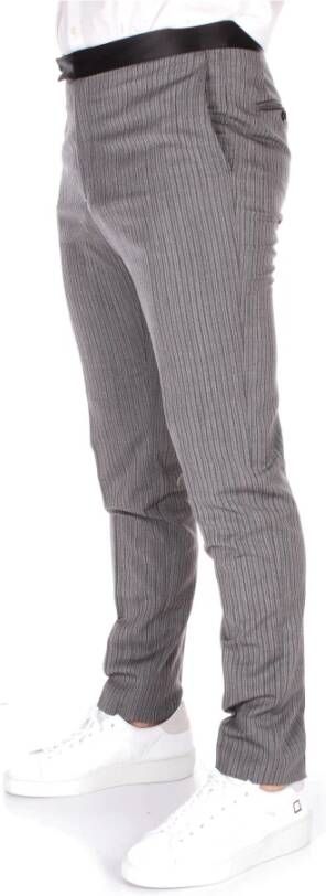 Tagliatore Slim-fit Trousers Grijs Heren
