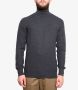 Tagliatore Antraciet trui met hoge kraag Gray Heren - Thumbnail 2