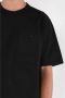 Ten C Katoenen T-shirt met Zak Black Heren - Thumbnail 3