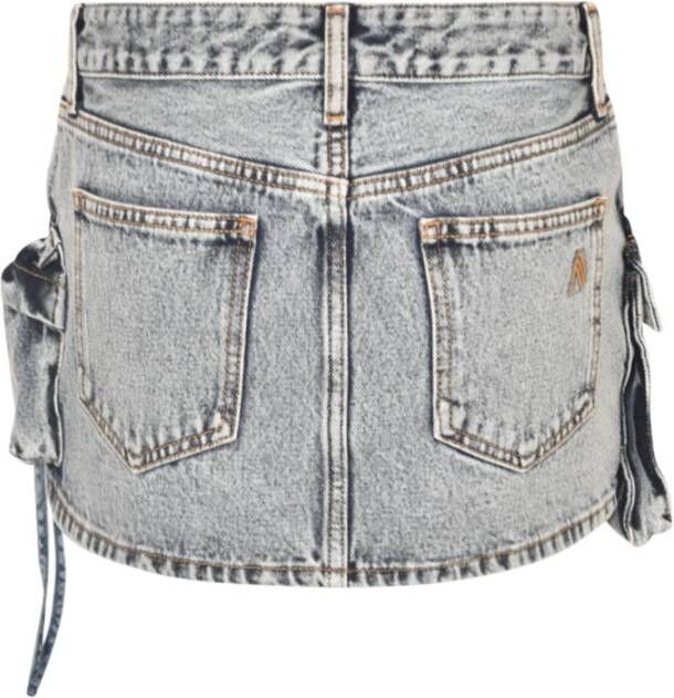 The Attico Denim Skirts Blauw Dames