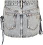 The Attico Vintage Blue Fay Denim Rok Blue Dames - Thumbnail 3