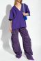 The Attico Straight Trousers Purple Dames - Thumbnail 2