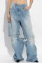 The Attico Jeans met gespleten pijpen Blue Dames - Thumbnail 2