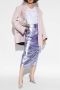 The Attico Leren rok Purple Dames - Thumbnail 2
