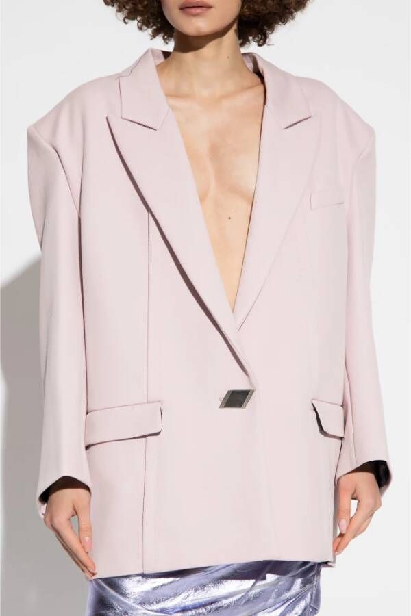 The Attico Oversized blazer Roze Dames