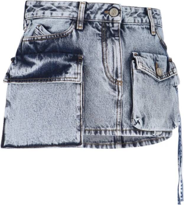 The Attico Short Skirts Blauw Dames