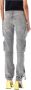 The Attico Essie Tapered Cargo Jeans Gray Dames - Thumbnail 3