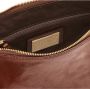 The Bridge Elegante Leren Bruine Schoudertas Brown Dames - Thumbnail 2