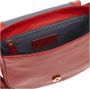 The Bridge Rode Leren Schoudertas Retro Stijl Red Dames - Thumbnail 2