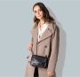 The Bridge Elegante Zwarte Leren Schoudertas Black Dames - Thumbnail 2