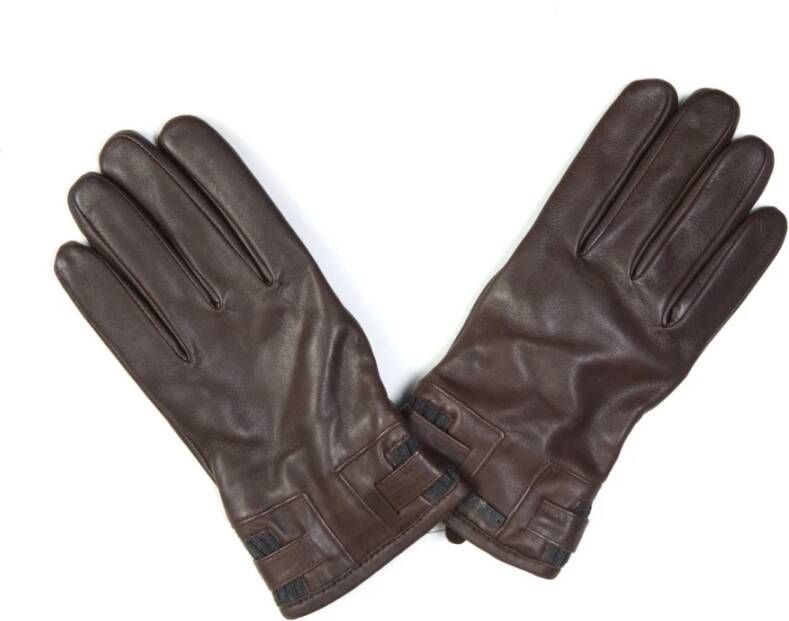 The Jack Leathers Jackglove05 Leather gloves Bruin Heren