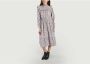 The New Society Bloemenprint Katoenen Jurk Multicolor Dames - Thumbnail 2