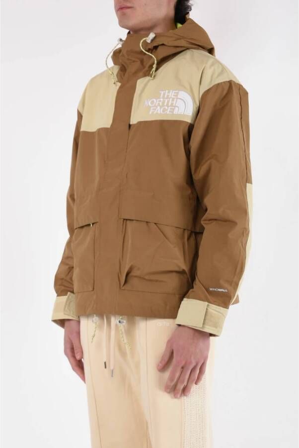The North Face Bergjas met verborgen rits en capuchon Bruin Heren