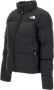 The North Face Zwarte Gewatteerde Puffer Jas met Hoge Kraag Black Dames - Thumbnail 3