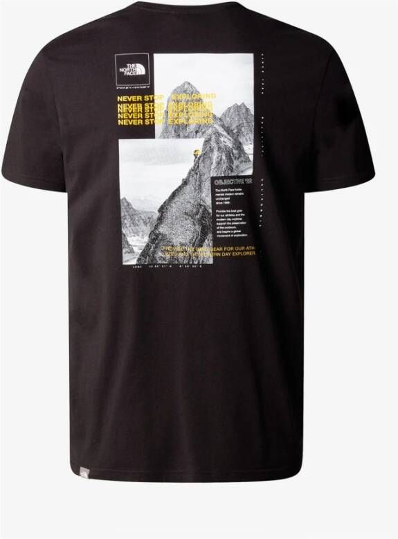 The North Face Katoenen T-shirt met Opvallend Logo Zwart Heren