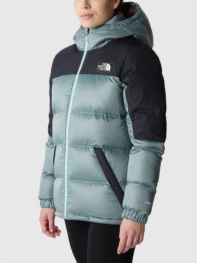 The North Face Powder Teal Nero Dames Synthetische Jas Black Dames